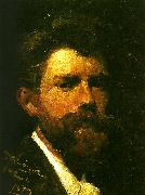 Peter Severin Kroyer sjalvportratt oil painting